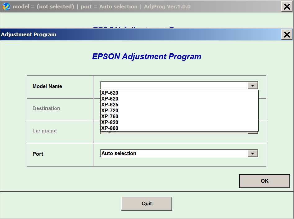 epson t60 head cleaning software download